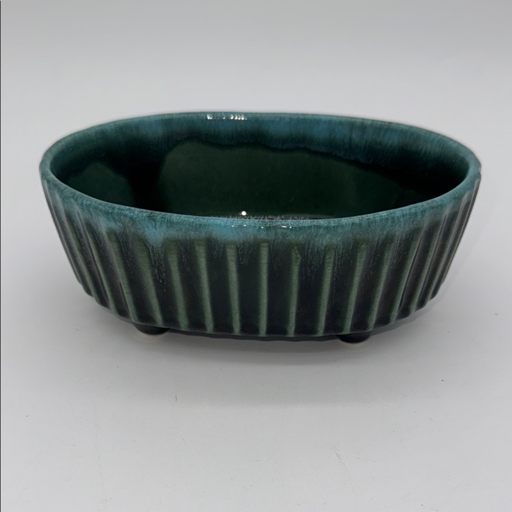 Vintage Hull Pottery Planter Green F39 USA